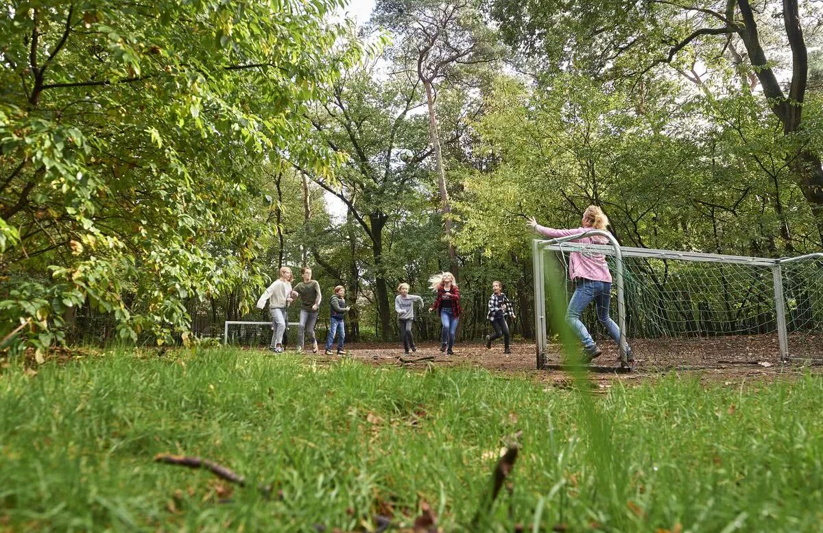 Voetballen op kamp