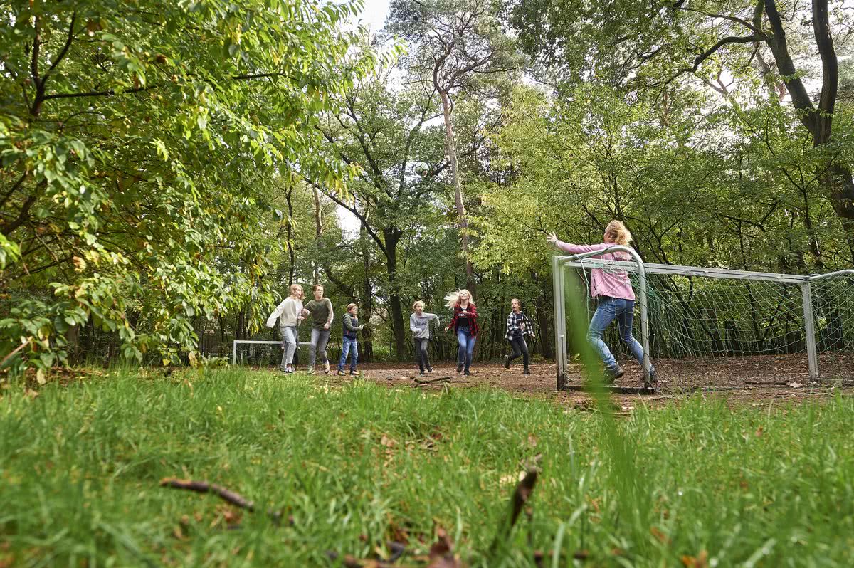 Voetballen op kamp